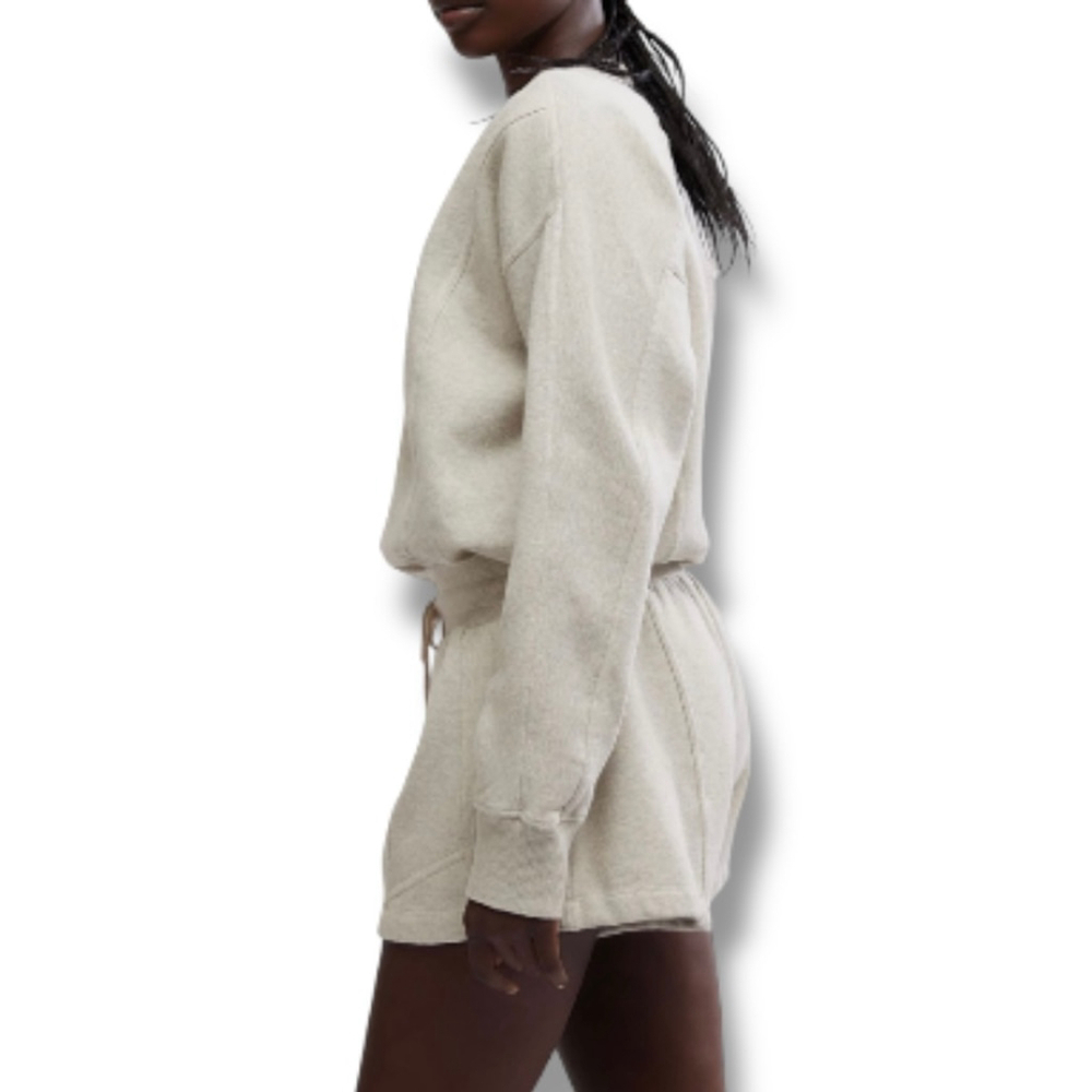 Free People Movement Intercept‎ Romper Color Heather Grey Large NWT - Picture 4 of 7